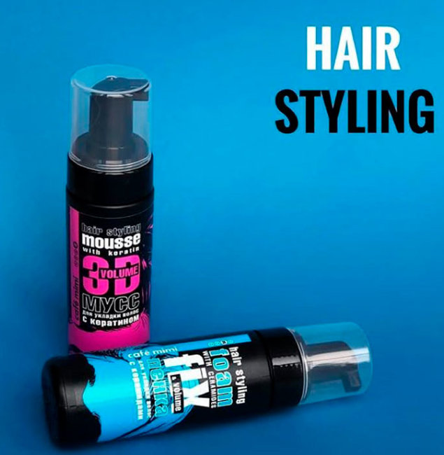 Кафе красоты Le Cafe Mimi Пенка для укладки с Керамидами, 150 мл