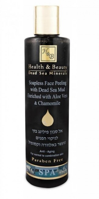 Health and Beauty Грязевой пилинг для лица c Алоэ Вера и Ромашкой, 250 мл