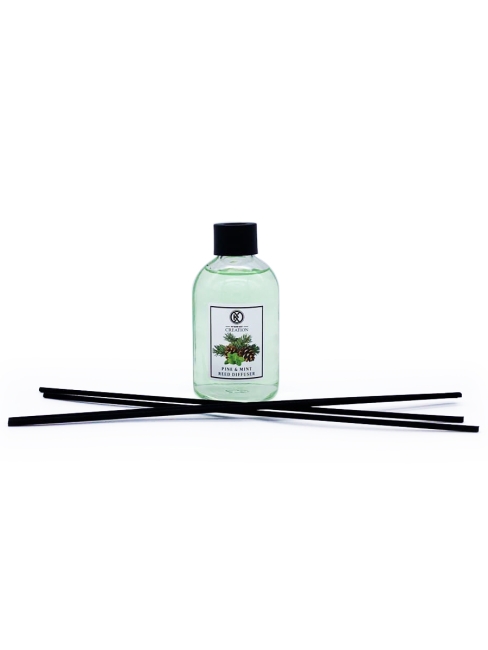 Kreasyon Аромадиффузор с палочками Хвоя и Мята Reed Diffuser Pine & Mint, 115 мл