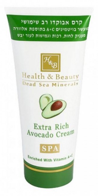 Health and Beauty Extra Rich Avocado Cream Многофункциональный крем для тела с Авокадо, 180 мл Health and Beauty Extra Rich Avocado Cream Многофункциональный крем для тела с Авокадо, 180 мл