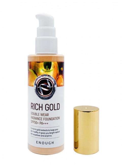 Enough Rich Gold Double Wear Radiance Foundation SPF50+ PA+++ #13 Тональный крем, 100 г Enough Rich Gold Double Wear Radiance Foundation SPF50+ PA+++ #13 Тональный крем, 100 г