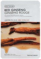 THE FACE SHOP Real Nature Red Ginseng Face Mask Тканевая маска для лица c экстрактом красного женьшеня, 20 г