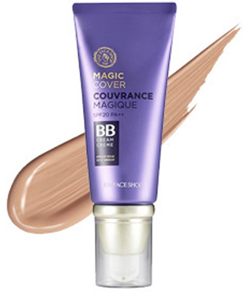 THE FACE SHOP Face It Magic Cover BB Cream #V203 Natural Beige SPF20++ Универсальный ВВ-крем с плотным покрытием, 45 мл THE FACE SHOP Face It Magic Cover BB Cream #V203 Natural Beige SPF20++ Универсальный ВВ-крем с плотным покрытием, 45 мл