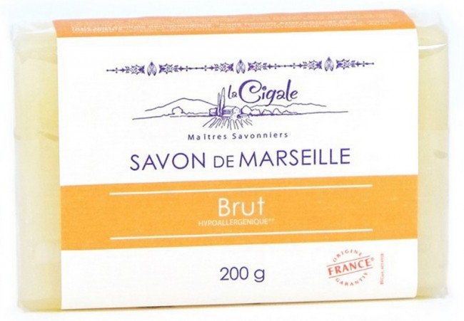 La Cigale Мыло марсельское Гипоаллергенное (Брют), 200 г La Cigale Мыло марсельское Гипоаллергенное (Брют), 200 г
