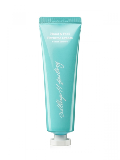 Village 11 Factory Парфюмированный крем для рук и ног свежий изумруд Perfume Hand & Foot Cream # Fresh Emerald, 100 мл Village 11 Factory Парфюмированный крем для рук и ног свежий изумруд Perfume Hand & Foot Cream # Fresh Emerald, 100 мл
