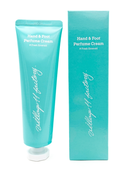 Village 11 Factory Парфюмированный крем для рук и ног свежий изумруд Perfume Hand & Foot Cream # Fresh Emerald, 100 мл Village 11 Factory Парфюмированный крем для рук и ног свежий изумруд Perfume Hand & Foot Cream # Fresh Emerald, 100 мл