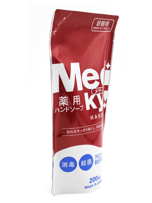 Rocket Soap Жидкое антибактериальное мыло для рук сменный блок Animo Medi Kyuu Hand Soap For Refills, 200 мл