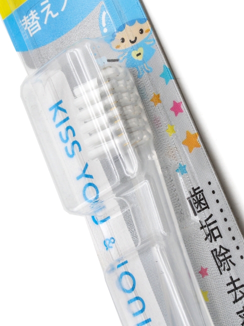 Hukuba Dental Сменные головки для детской ионной электрической зубной щётки до 7 лет с плоским срезом Kiss You, 2 шт Hukuba Dental Сменные головки для детской ионной электрической зубной щётки до 7 лет с плоским срезом Kiss You, 2 шт