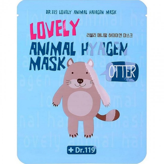 Baviphat Dr.119 Lovely Anymal Hyagen Mask Anymal Маска для лица коллагеновая, 25 мл