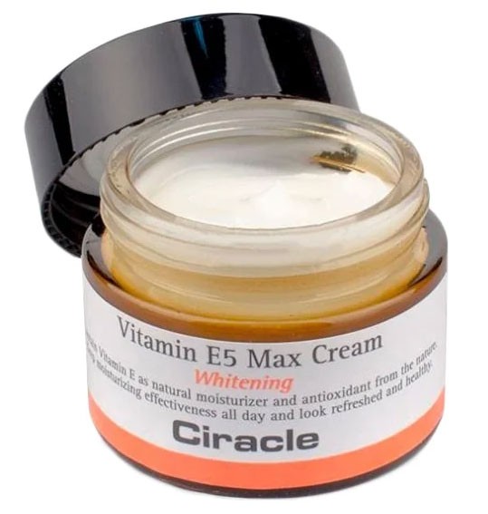 Ciracle Крем Витамин Е5 для лица осветляющий Vitamin E5 Max Cream, 50 мл