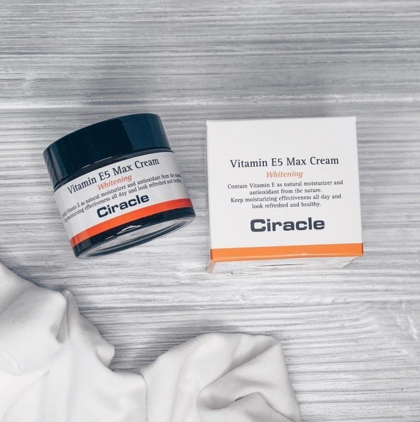 Ciracle Крем Витамин Е5 для лица осветляющий Vitamin E5 Max Cream, 50 мл