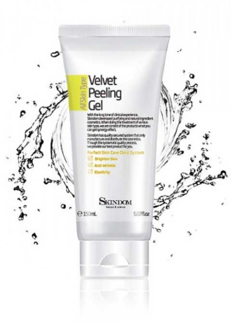 Skindom Velvet Peeling Gel Пилинг-гель для щадящего ухода, 150 мл
