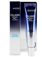 3W Clinic Сыворотка-роллер для глаз с коллагеном и ретинолом Collagen Retinol Ball Eye Serum, 30 мл