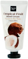FarmStay Tropical Fruit Hand Cream Coconut & Shea Butter Крем для рук Тропические фрукты с кокосом и маслом ши, 50 мл