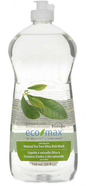 Eco-Max Средство для мытья посуды Чайное дерево 740 мл.
