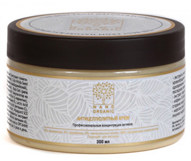 Nano Organic Антицеллюлитный крем, 300 мл Nano Organic Антицеллюлитный крем, 300 мл