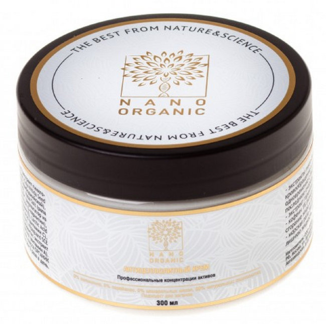 Nano Organic Антицеллюлитный крем, 300 мл Nano Organic Антицеллюлитный крем, 300 мл