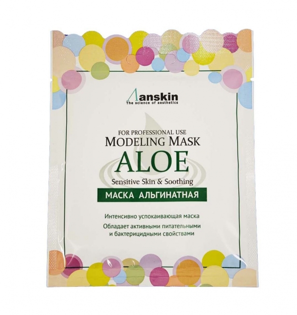 Anskin Маска альгинатная с экстрактом Алоэ Original Aloe Modeling Mask / Refill, 25 г