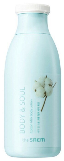 The SAEM Гель для душа молочный Body & Soul Cotton Milk Body Wash N2, 300 мл