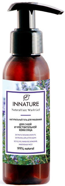 Innature Гель для умывания для сухой и чувствительной кожи, 100 мл Innature Гель для умывания для сухой и чувствительной кожи, 100 мл