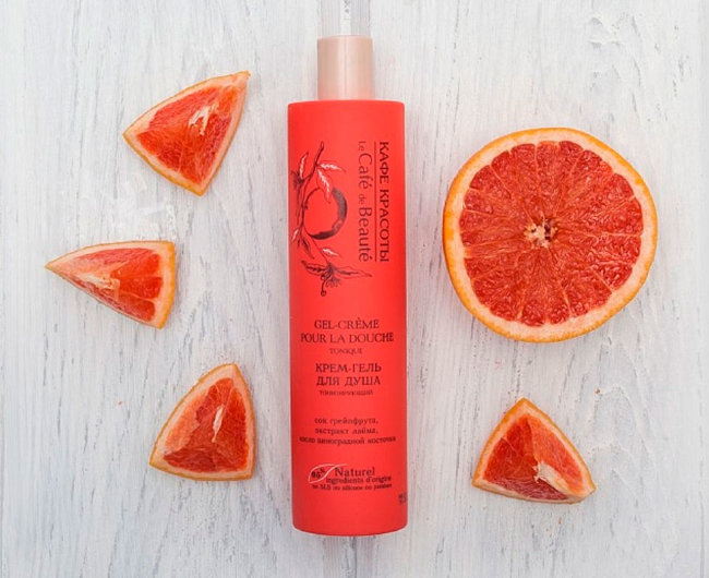 Кафе Красоты Гель-крем для душа Тонизирующий, 400 мл