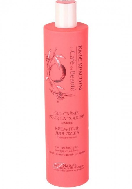 Кафе Красоты Гель-крем для душа Тонизирующий, 400 мл