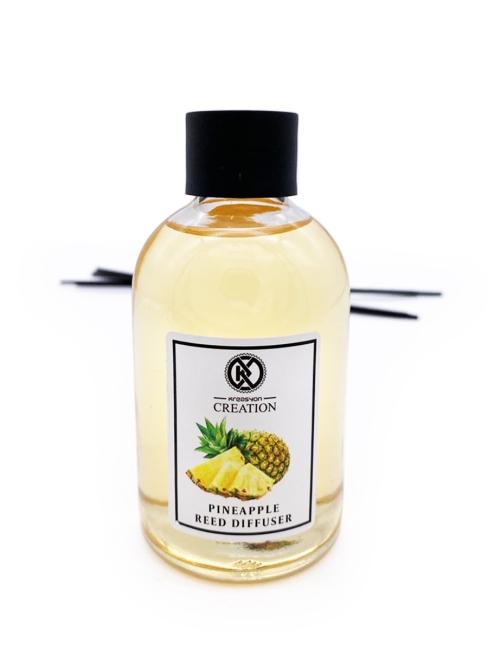 Kreasyon Аромадиффузор с палочками Ананас Reed Diffuser Pineapple, 115 мл