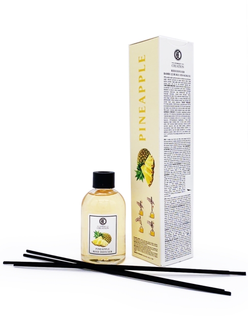 Kreasyon Аромадиффузор с палочками Ананас Reed Diffuser Pineapple, 115 мл