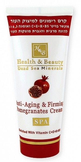 Health and Beauty Anti-Aging & Firming Pomegranates Cream Крем для тела антивозрастной укрепляющий Гранатовый, 100 мл