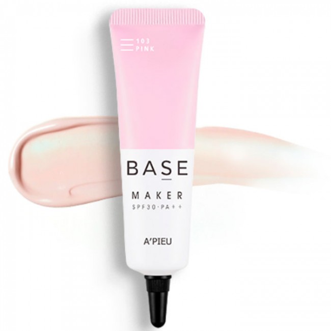 A'PIEU Base Maker Pink SPF30 PA++ База под макияж с экстрактом граната, 20 г