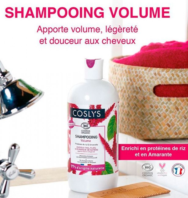 Coslys Шампунь для объёма волос с амарантом и протеинами риса, 500 мл Coslys Шампунь для объёма волос с амарантом и протеинами риса, 500 мл
