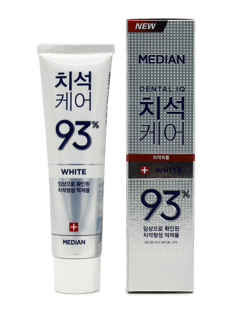 Median Отбеливающая зубная паста с мятой Dental IQ 93% White, 120 г