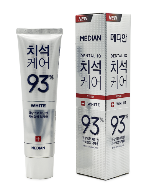 Median Отбеливающая зубная паста с мятой Dental IQ 93% White, 120 г