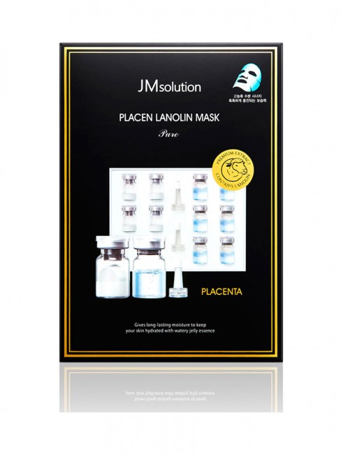 JMSolution Увлажняющая маска с протеинами плаценты и ланолином Placen Lanolin Mask Pure, 30 мл