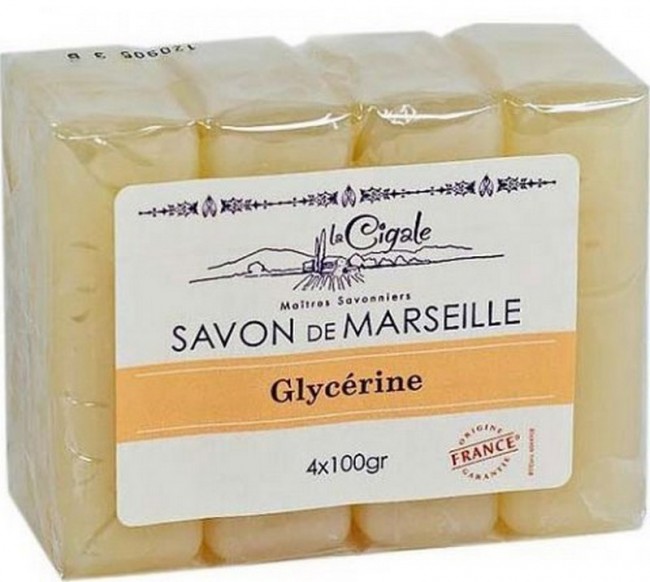 La Cigale Мыло марсельское глицериновое, 4х100 г La Cigale Мыло марсельское глицериновое, 4х100 г
