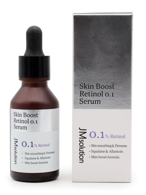 JMsolution Сыворотка для лица с ретинолом для выравнивания тона кожи Skin Boost Rietinol 0.1 Serum 1.0, 30 мл JMsolution Сыворотка для лица с ретинолом для выравнивания тона кожи Skin Boost Rietinol 0.1 Serum 1.0, 30 мл