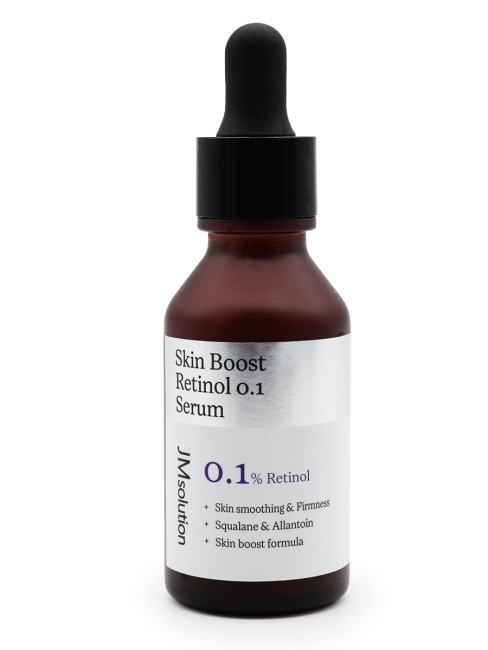JMsolution Сыворотка для лица с ретинолом для выравнивания тона кожи Skin Boost Rietinol 0.1 Serum 1.0, 30 мл JMsolution Сыворотка для лица с ретинолом для выравнивания тона кожи Skin Boost Rietinol 0.1 Serum 1.0, 30 мл