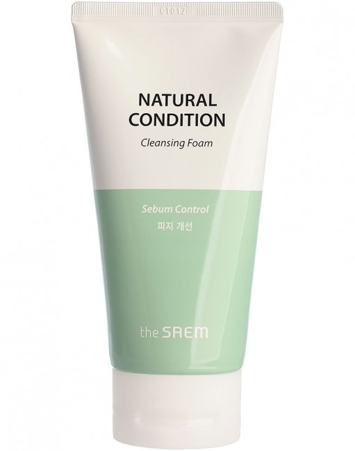The Saem Пенка для умывания Natural Condition Cleansing Foam (Sebum Controlling), 150 мл