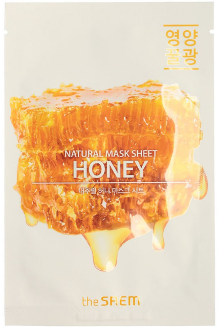 The Saem Маска на тканевой основе для лица с экстрактом меда Natural Honey Mask Sheet, 21 мл