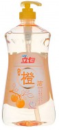 Liby Dishwashing Liquid Orange Жидкость для посуды Апельсин, 1,1 кг
