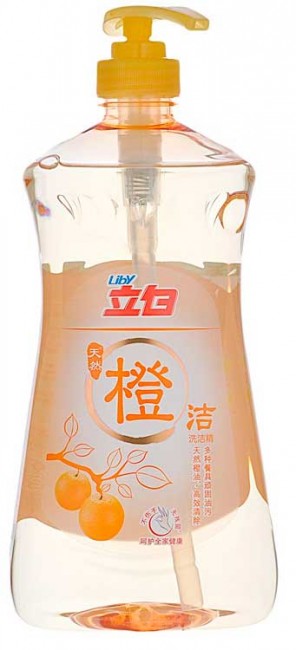 Liby Dishwashing Liquid Orange Жидкость для посуды Апельсин, 1,1 кг