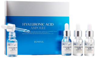 EUNYUL Hyaluronic Acid Ampoule 4p set Сыворотка ампульная с гиалуроновой кислотой, 12 мл*4