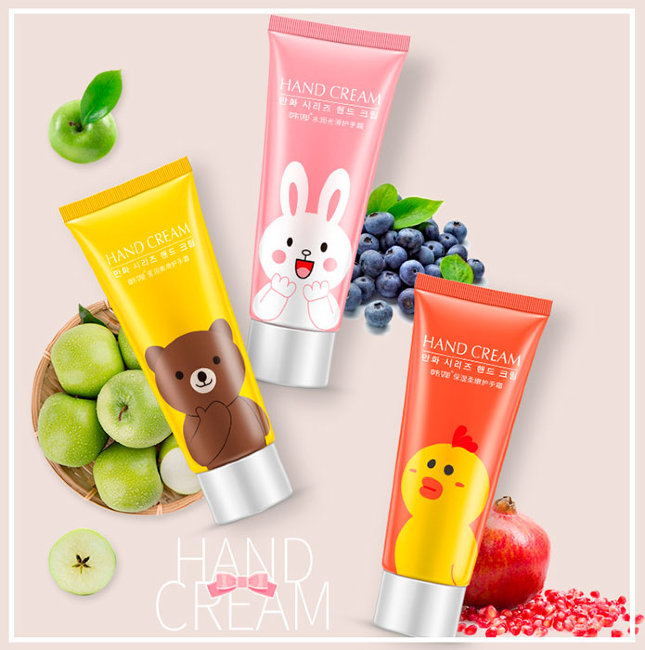 Rorec Lovely Cartoon Крем для рук с экстрактом яблока, 60 г