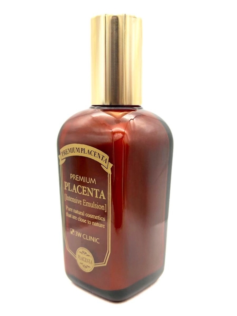 3W Clinic Омолаживающая эмульсия с экстрактом плаценты Premium Placenta Intensive Emulsion, 145 мл