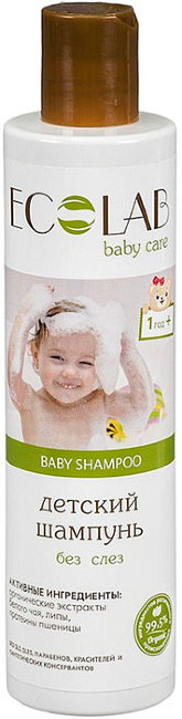 Ecolab Шампунь Без слез 1+, 250 мл Ecolab Шампунь Без слез 1+, 250 мл