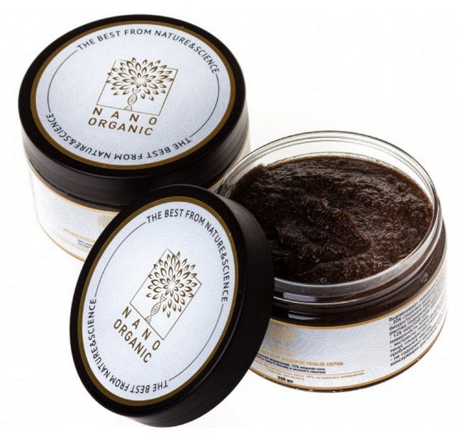 Nano Organic Антицеллюлитный водорослевый скраб, 300 мл Nano Organic Антицеллюлитный водорослевый скраб, 300 мл