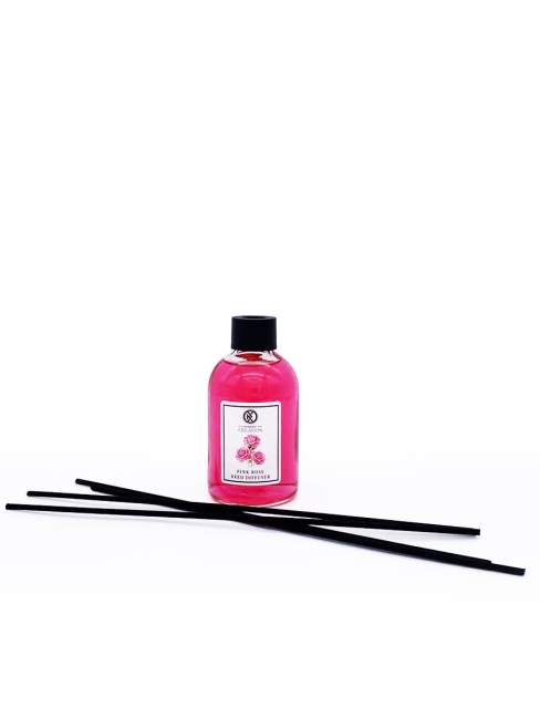 Kreasyon Аромадиффузор с палочками Роза Reed Diffuser Pink Rose, 115 мл Kreasyon Аромадиффузор с палочками Роза Reed Diffuser Pink Rose, 115 мл