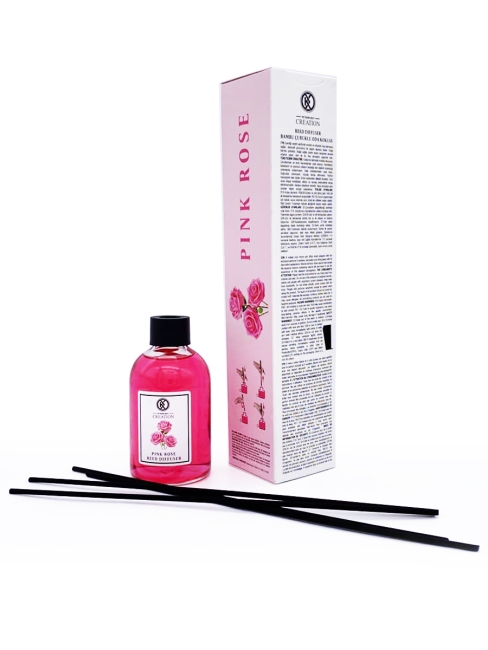 Kreasyon Аромадиффузор с палочками Роза Reed Diffuser Pink Rose, 115 мл Kreasyon Аромадиффузор с палочками Роза Reed Diffuser Pink Rose, 115 мл