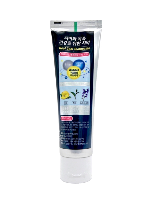 Mukunghwa Зубная паста гелевая охлаждающая с экстрактом айвы Real Cool Toothpaste, 110 г Mukunghwa Зубная паста гелевая охлаждающая с экстрактом айвы Real Cool Toothpaste, 110 г