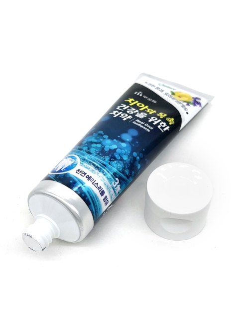 Mukunghwa Зубная паста гелевая охлаждающая с экстрактом айвы Real Cool Toothpaste, 110 г Mukunghwa Зубная паста гелевая охлаждающая с экстрактом айвы Real Cool Toothpaste, 110 г